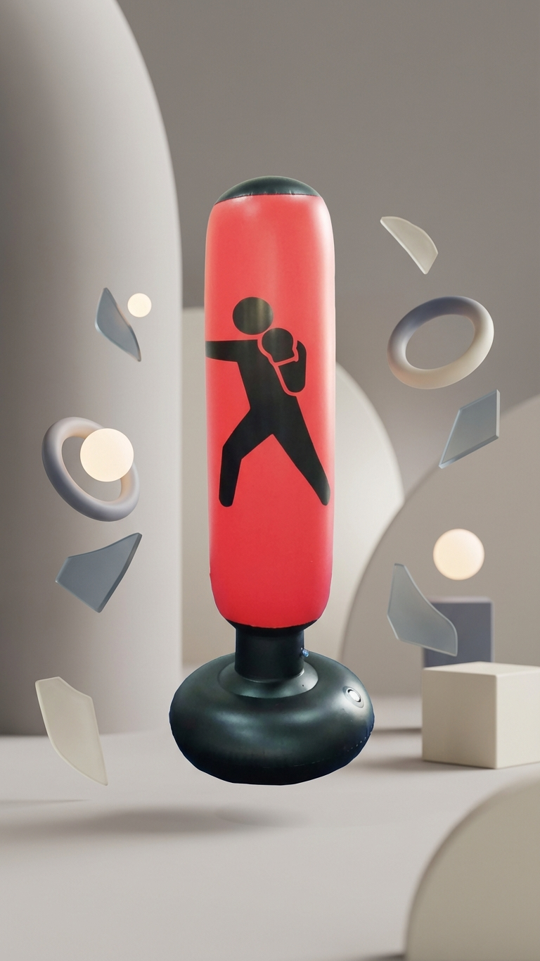 Inflatable Punching Bag Trainer