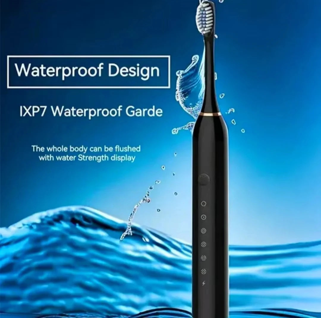 SonicClean™ IPX7 Waterproof Electric Toothbrush