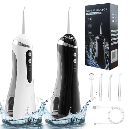 ProFlush™ Portable Dental Flosser – 3 Cleaning Modes