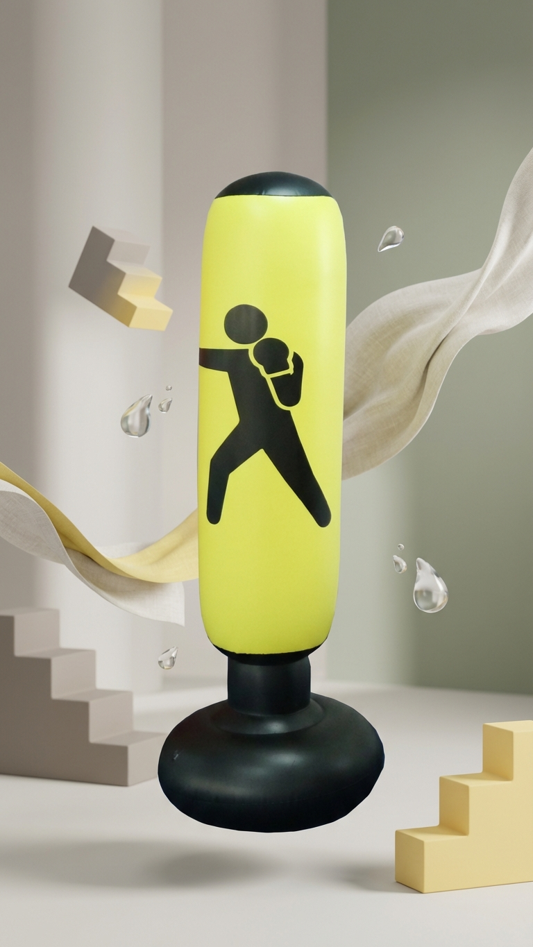 Inflatable Punching Bag Trainer