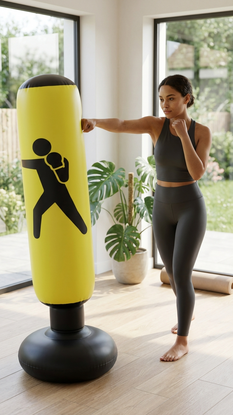 Inflatable Punching Bag Trainer